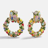That's Watts Up Holiday Statement Earrings - Holiday Lights