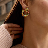 That's Watts Up Holiday Statement Earrings - Holiday Lights