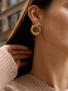 That's Watts Up Holiday Statement Earrings - Holiday Lights