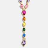 Glow With It Lariat Necklace - Multi
