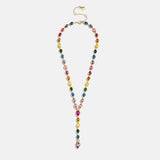 Glow With It Lariat Necklace - Multi