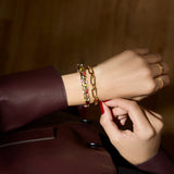 That’s Watts Up Cuff Bracelet - Gold/Multi