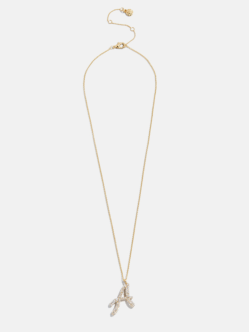 BaubleBar Signature Initial Necklace - Gold/Pavé - 
    Black Friday Deal
  
