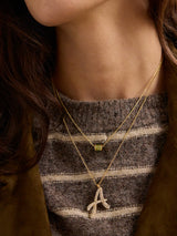 BaubleBar Signature Initial Necklace - Gold/Pavé - 
    Black Friday Deal
  
