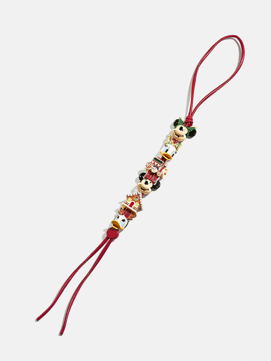 Disney Christmas Friends Forever Bag Charm - Red
