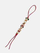 BaubleBar Disney Christmas Friends Forever Bag Charm - Red - 
    Embellished Keychain
  
