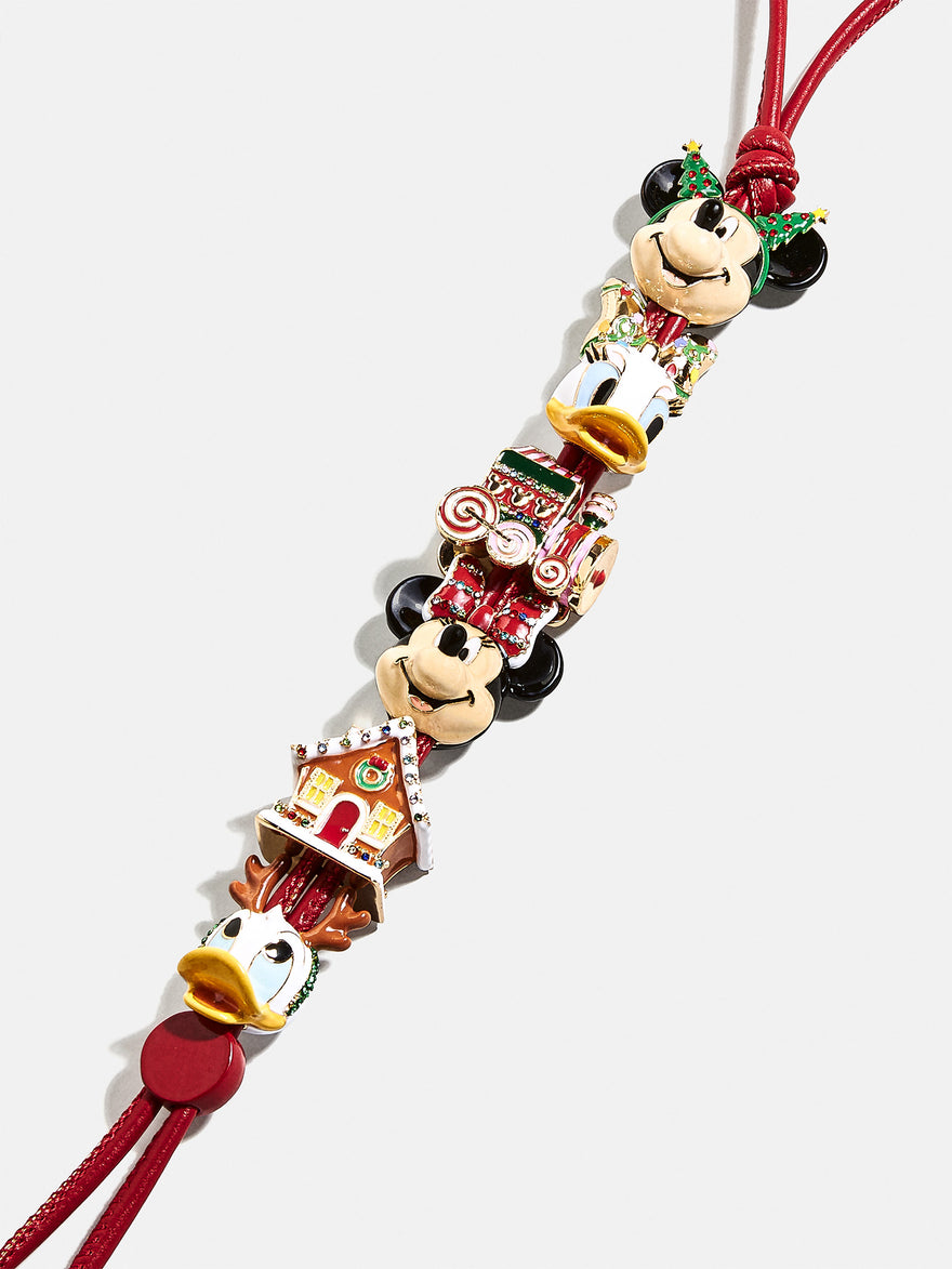 Disney Christmas Friends Forever Bag Charm - Red