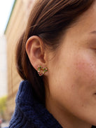 Disney Mickey Mouse Wreath Earrings - Holiday Wreath