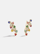 Disney Mickey Mouse Christmas Lights Crawler Earrings - Holiday Lights