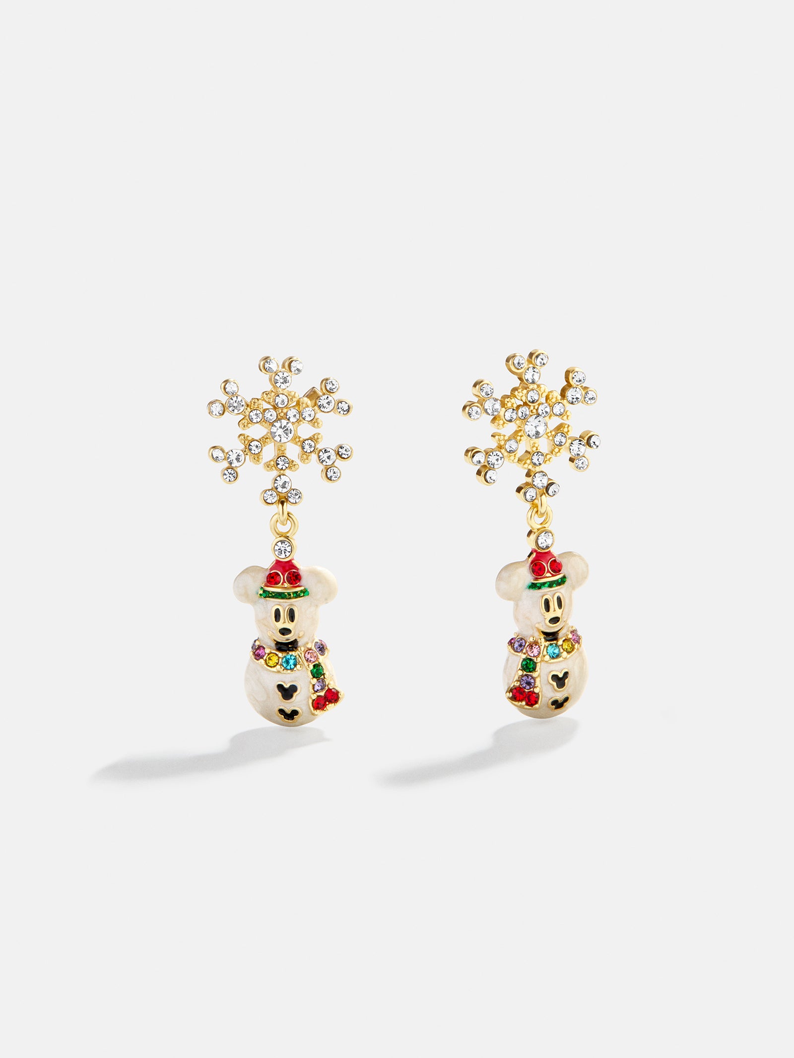 Disney Mickey Mouse Snowman Drop Earrings - Snowman