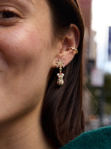 BaubleBar Disney Mickey Mouse Snowman Drop Earrings - Snowman - 
    Disney holiday earrings
  
