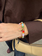 BaubleBar Disney Mickey Mouse Gingerbread Charm Bracelet - Multi - 
    Beaded bracelet with charms
  
