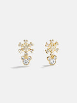 BaubleBar Disney Mickey Mouse Snowflake Drop Earrings - Snowflake - 
    Disney holiday earrings
  
