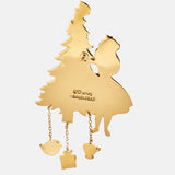 Alice In Wonderland Christmas Pin - Alice in Wonderland Christmas Pin