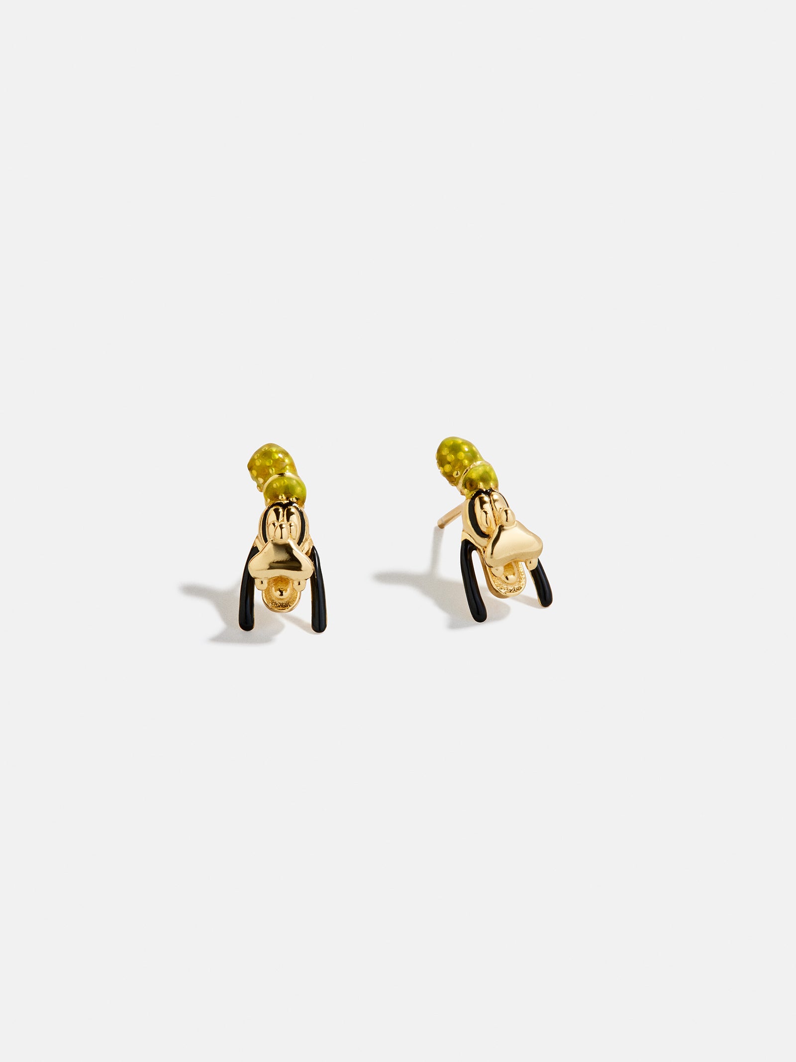 Disney Goofy 18K Gold Plated Sterling Silver Crystal Studs - Goofy