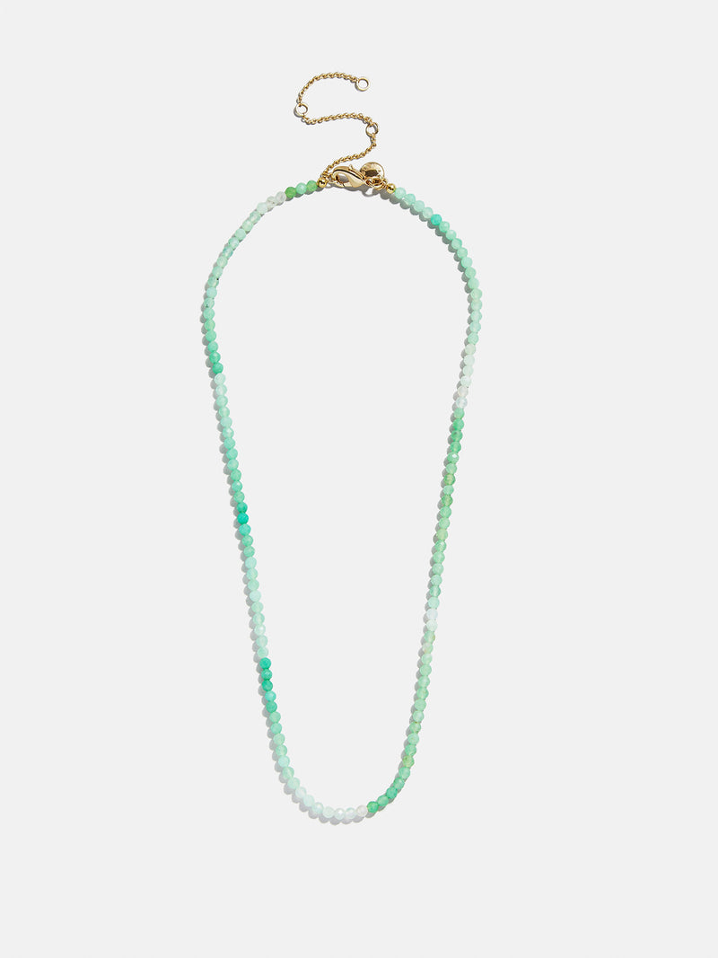 BaubleBar Semi-Precious Cluster Charm Necklace  Chain - Chrysoprase - 
    Chrysoprase stackable necklace
  
