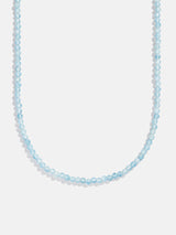 BaubleBar Semi-Precious Cluster Charm Necklace  Chain - Aquamarine - 
    Aquamarine stackable necklace
  
