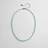 Mini Semi-Precious Necklace - Aquamarine
