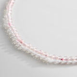 Mini Semi-Precious Necklace - Rose Quartz