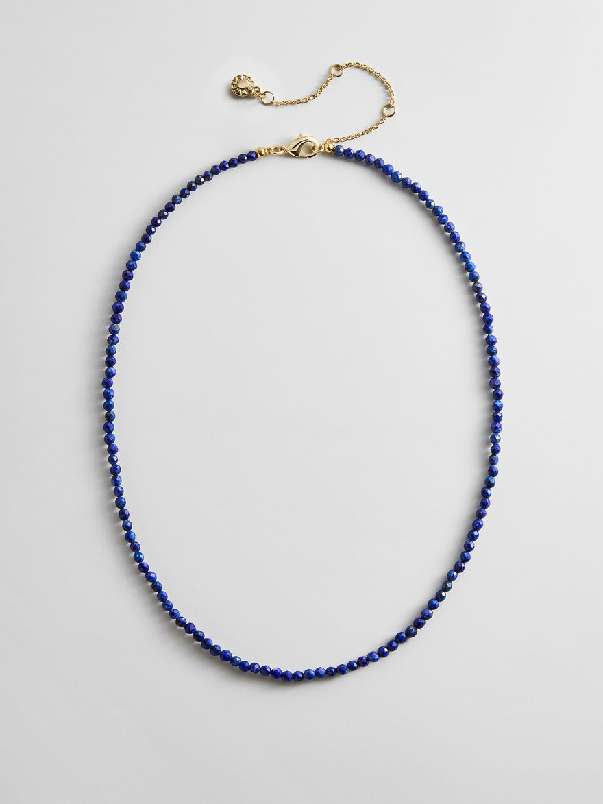 Mini Semi-Precious Necklace - Lapis