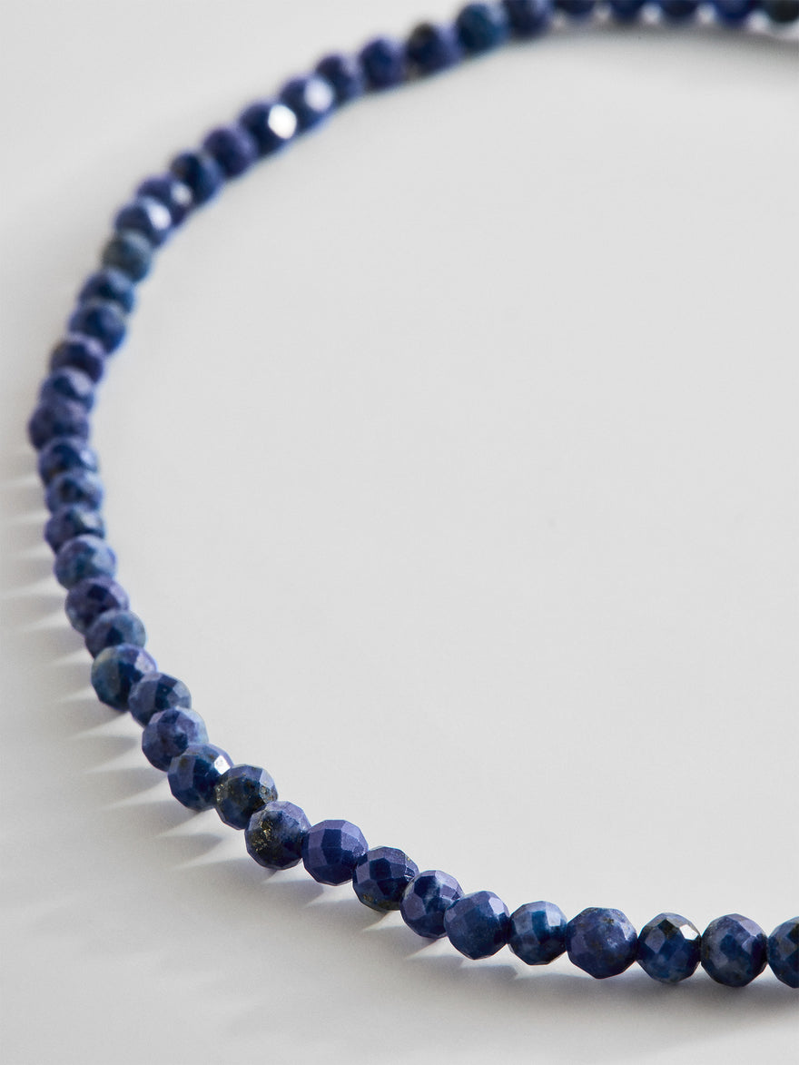 Mini Semi-Precious Necklace - Lapis