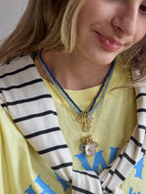 BaubleBar Semi-Precious Cluster Charm Necklace Base - Lapis Chain - 
    Customizable charm necklace
  
