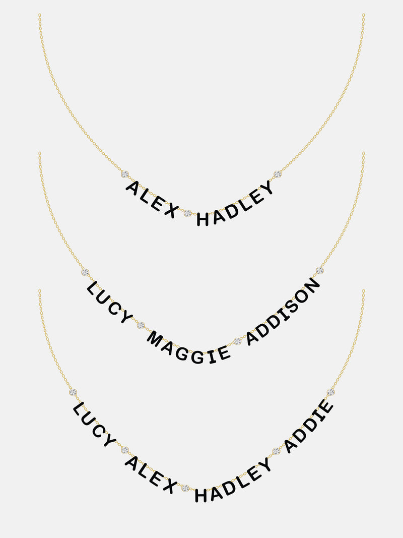 BaubleBar 14K Gold Custom Multi Name Necklace - 3 Names - 
    20% Off Demi-Fine: 3 Days Only20% Off Demi-Fine: 3 Days Only
  
