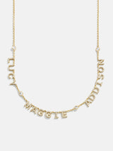 BaubleBar 14K Gold Custom Multi Name Necklace - 3 Names - 
    Personalized gold necklace
  
