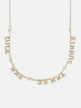 BaubleBar 14K Gold Custom Multi Name Necklace - 4 Names - 
    Personalized gold necklace
  
