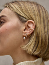 BaubleBar Barbra 18K Gold Pearl Earrings - Gold/Pearl - 
    Drop earrings
  
