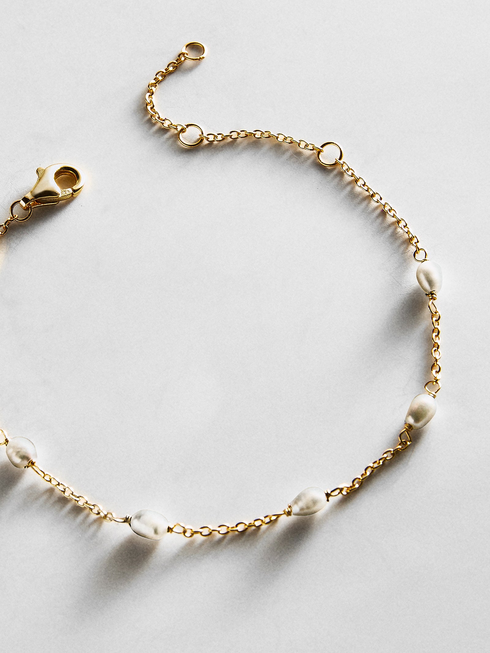 Yasmine 18K Gold Pearl Bracelet - Gold/Pearl