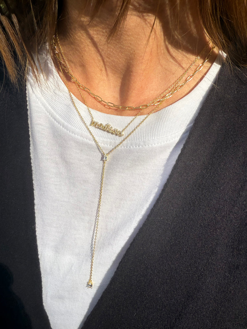 BaubleBar  - 
    Cubic zirconia, 18K gold plated sterling silver
  
