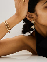 BaubleBar Star Power Celestial Statement Earrings - Gold/Pavé - 
    UP TO 80% OFF SALE
  
