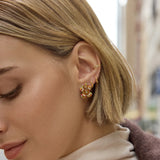 Catch Me If You Can Gingerbread Earrings - Gingerbread Man
