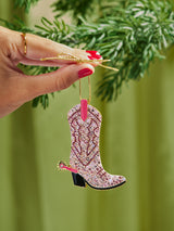 BaubleBar Spur Of The Moment Cowgirl Boot Ornament - Cowboy Boot - 
    Christmas holiday ornament 
  
