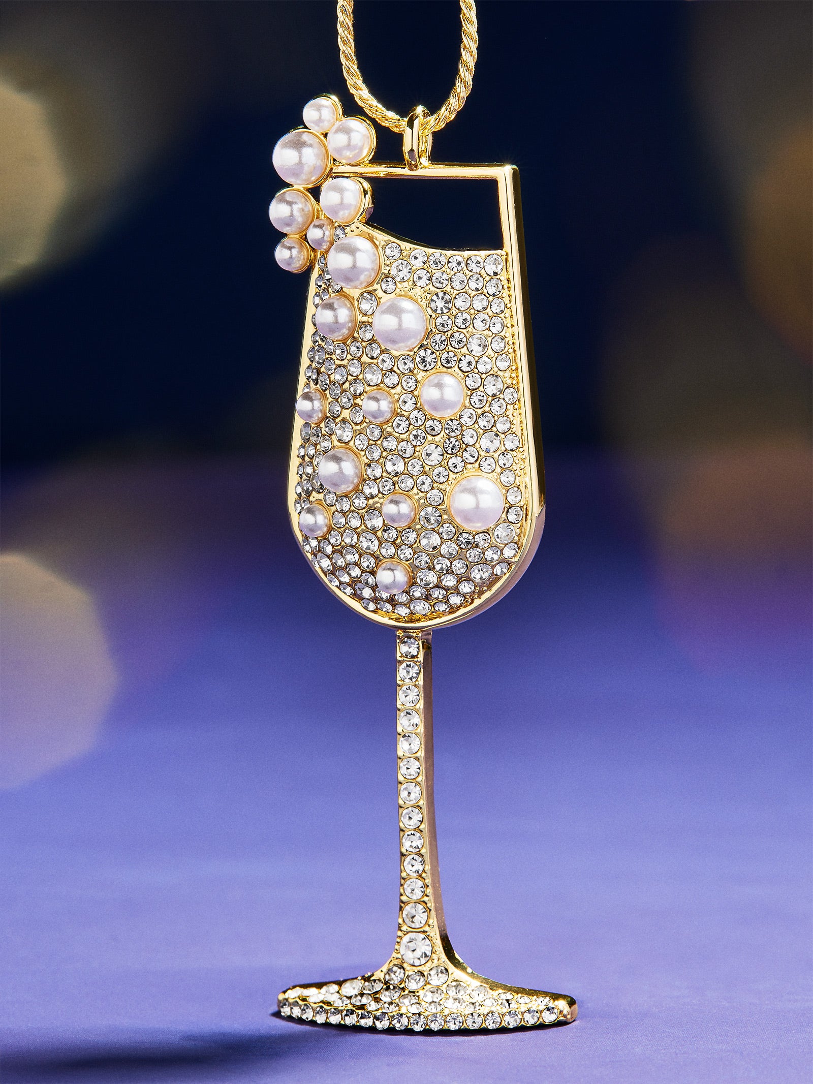 Bubbly and Bright Champagne Ornament