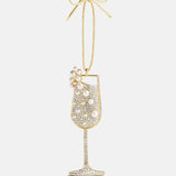 Bubbly and Bright Champagne Ornament - Champagne