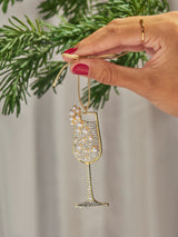 BaubleBar Bubbly and Bright Champagne Ornament - Champagne - 
    Christmas holiday ornament 
  
