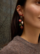 Ornamental Christmas Statement Earrings - Christmas Ornament