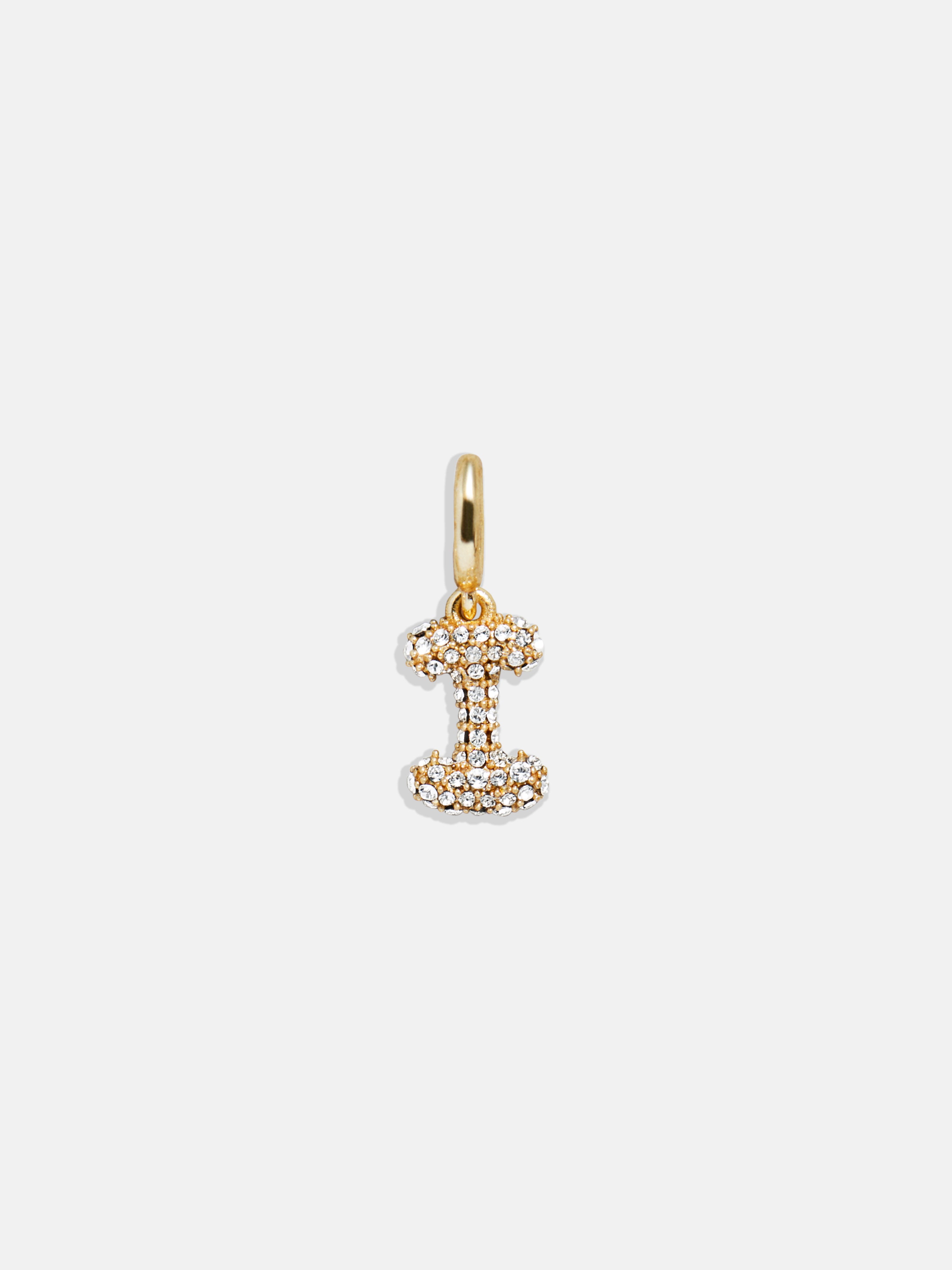 Pavé Bubble Initial Cluster Charm  - I