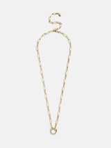BaubleBar Cluster Charm Necklace Chain - Hera Chain & Charm Ring - 
    Hera chain layering necklace
  
