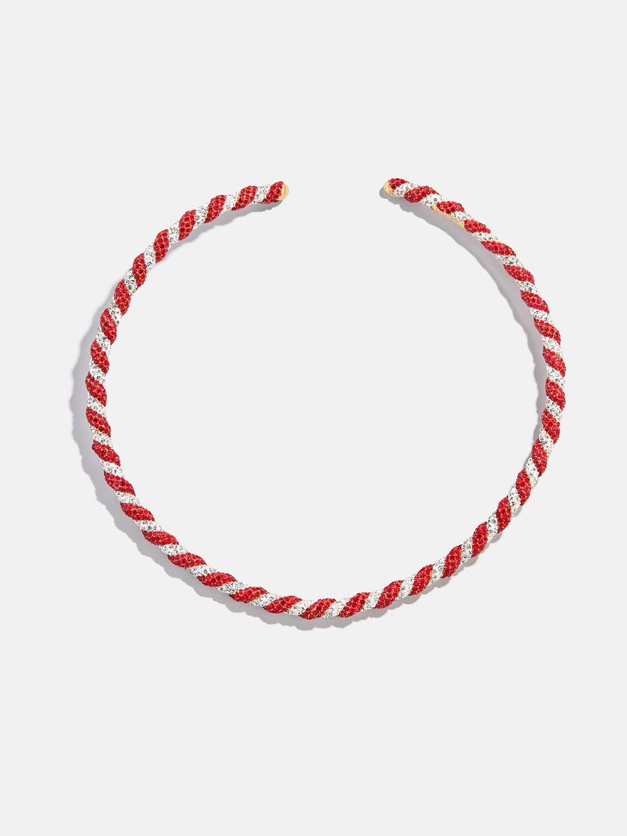Mint Condition Collar Necklace - Red/White