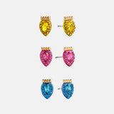 Merry & Bright Holiday Earring Set - Multi Christmas Lights