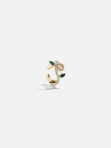 BaubleBar Merry & Bright Christmas Ear Cuff - Gold/Multi - 
     Holiday earring cuff 
  

