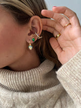 BaubleBar Merry & Bright Christmas Ear Cuff - Gold/Multi - 
     Holiday earring cuff 
  
