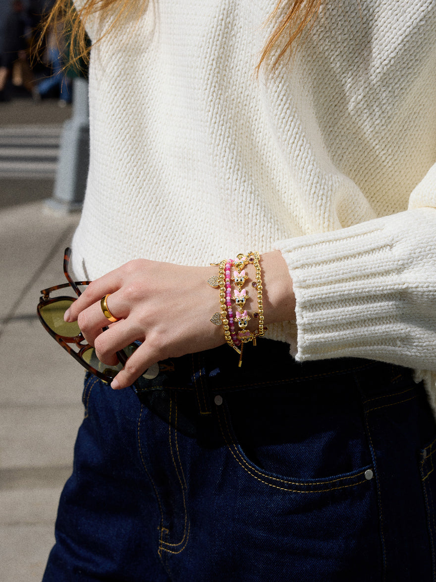 Disney Daisy Duck Repeating Bracelet - Daisy Duck