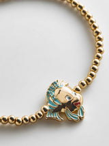 BaubleBar Disney Flounder Pisa Bracelet - Flounder - 
    Beaded stretch bracelet for stacking 
  
