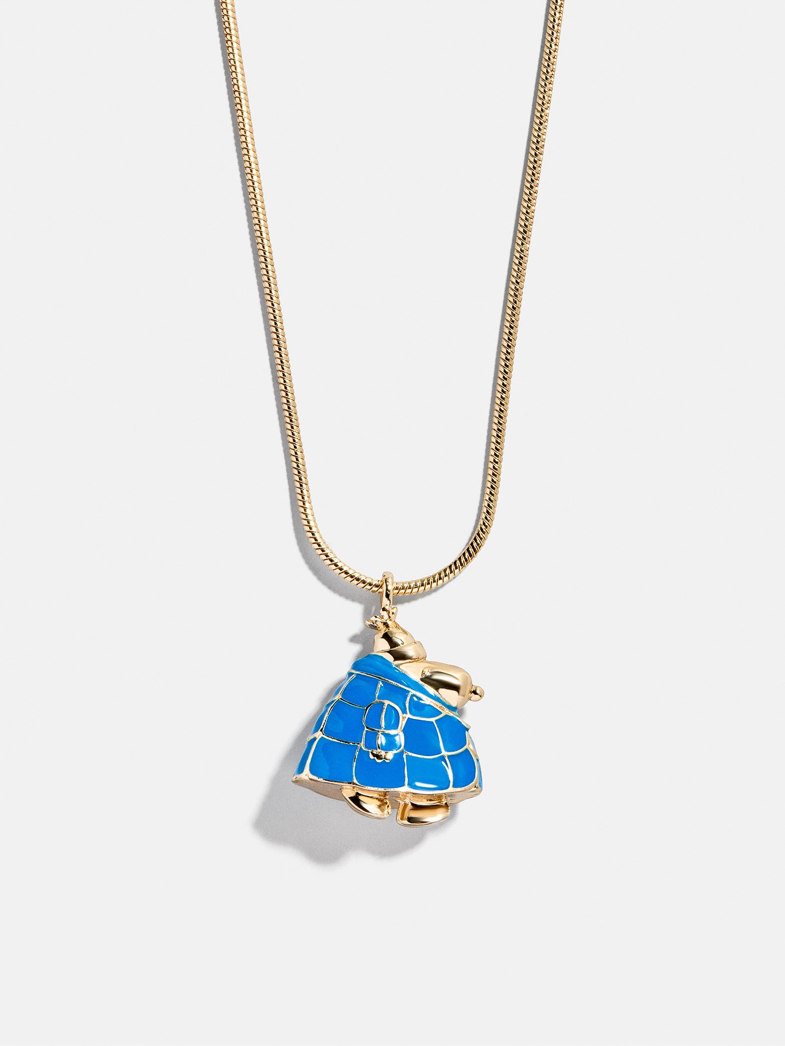 Peanuts Snoopy Puffer Jacket Necklace - Blue