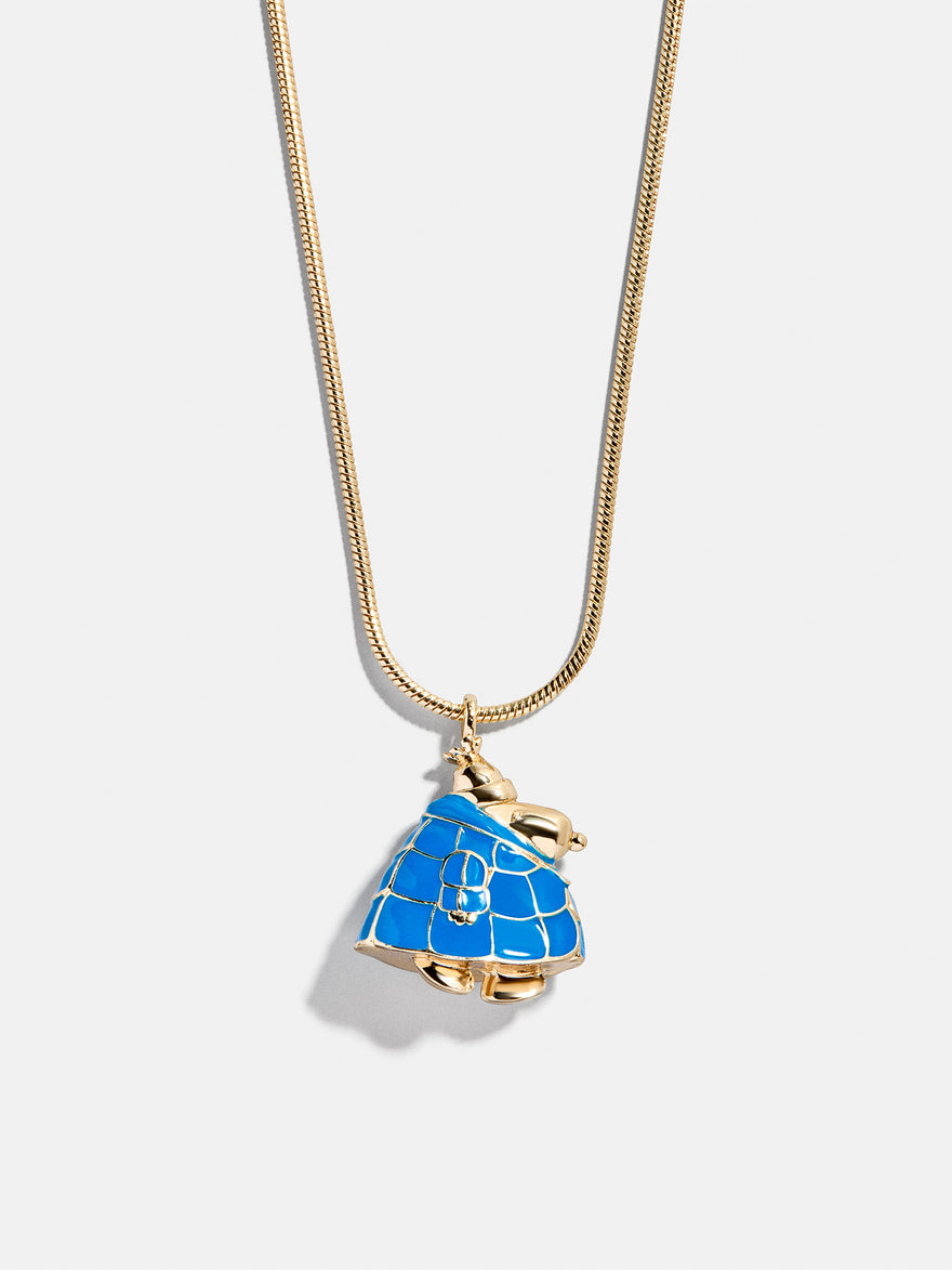 Peanuts Snoopy Puffer Jacket Necklace - Blue