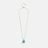 Peanuts Snoopy Puffer Jacket Necklace - Blue
